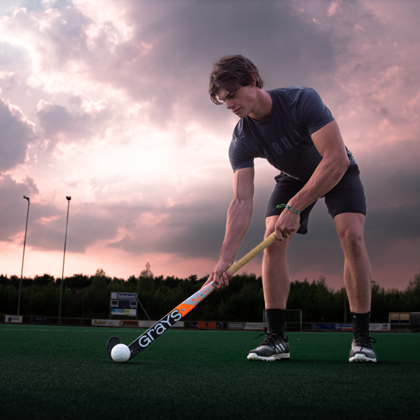 Afbeelding van een hockeyspeler